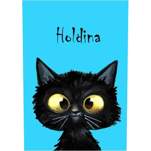 Edition cumulus Holdina: Holdina - Katzen - Malbuch / Notizbuch / Tagebuch: A5 - blanko (German Edition)