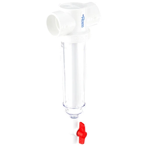 Rusco 1-1/2-250-F Polyester Screened Spin-Down Filter System , White