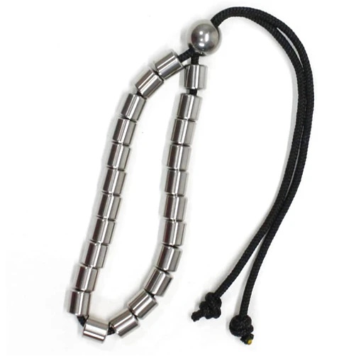 AroundSquare MKUltras Nano Edition - Mala/Komboloi Beads - Manipulation Beads (Titanium Natty)