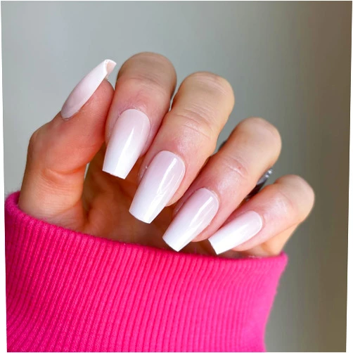 The Nailest - Instant Luxury Acrylic Press-on Nails-Tapered Square- Blush Ombre