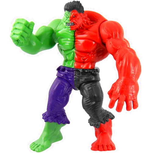 Rilzii Incredible Hulk Action Figure Garage Kit Marvel Avengers Action Figure PVC Figure Model Colorful Version