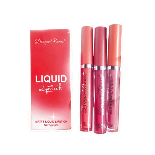 Xiahium Gifts for Women, 3 Pcs Matte Velvety Lip Gloss Set Moisturize Lip Tint Mist Nude Shades Long Lasting Highly Pigmented Liquid Lipstick Set Gifts