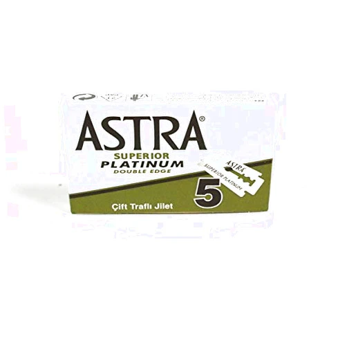 Kaliandee 10 Astra Platinum Double-Edge Safety Razor Blades