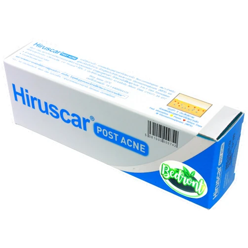 Bedront 1 Pc. (2 Grams) of Hiruscar Post Acne Gel for PIH Marks and Uneven Skin