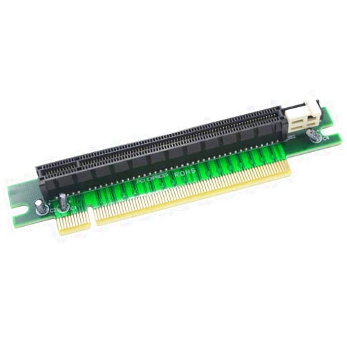 GODSHARK PCI-Express 16x Riser Card 90 Degree Right Angle Riser Adapter Card 1U 2U