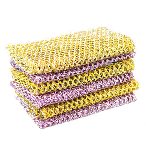 The Crown Choice Heavy Duty Non-Scratch Dish Scrubbers for Cleaning Dishes & Pots (6Pcs) - Replace Kitchen Sponges for Dishwashing with Our Scouring Pads - Try Our Alternative Dish Washing Scrub