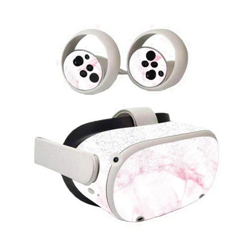 MIGHTY SKINS MightySkins Glossy Glitter Skin Compatible with Oculus Quest 2 - Girly Marble Dazzle | Protective, Durable High-Gloss Glitter Finish | Easy to Apply, Remove, and Change Styles | Made in The USA