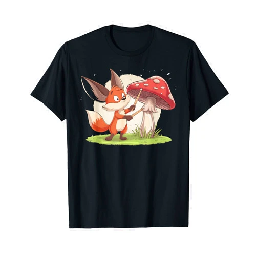 Mushroom Hunter Animal Lover Mycology Shroom Mushroom Animal Lover Mycology Mushroom Picker Morel Fungi T-Shirt