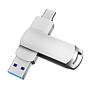 Gensis 1TB USB Type C Flash Drive USB 3.0 Memory Stick 1000GB (USB A to USB C) 2 in 1 OTG Type C Flash Drive for USB C Smartphones, Tablets, PC (1TB-H)