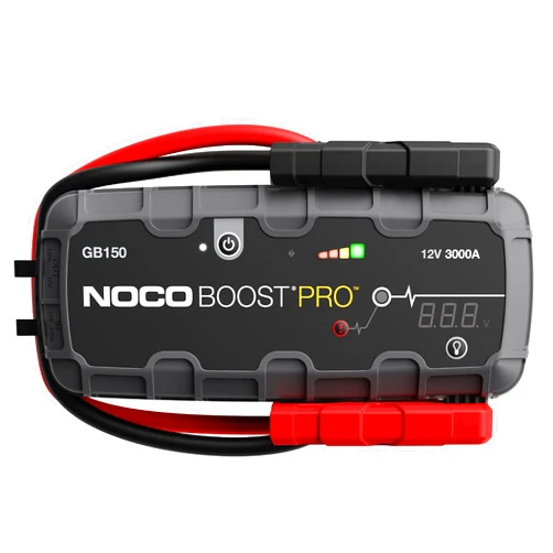 NOCO Boost Pro GB150 3000A UltraSafe Car Battery Jump Starter, 12V Battery Pack, Battery Booster, Jump Box, Portable Charger and Jumper Cables for 9.0L Gasoline and 7.0L Diesel Engines