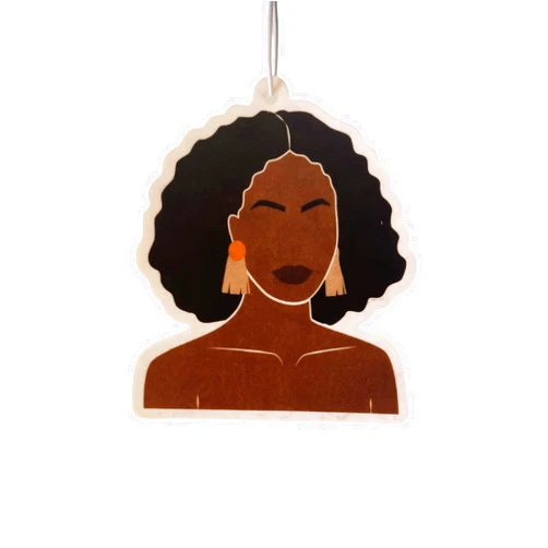 Maliha Lux Car Air Fresheners – Long Lasting Embrace Aroma Scent – Hanging Air Freshener Depicting Unique Women Character Fragrance – 3 Packs Fresh Car Scent for Car Décor (Nicole)