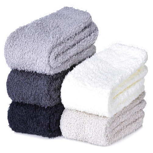 MIUBEAR Fuzzy Socks for Women Fuzzy Socks Fluffy Winter Slipper Socks Soft Cozy Warm Plush Fleece Home Sleeping Gifts Socks