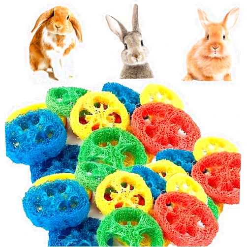 HANCOME 10cs Rabbit Chew Toys for Teeth, Bunny Chew Toys for Teeth Natural Timothy Hay Chew Toy, Improve Dental Health for Guinea Pigs Hamster Chinchillas