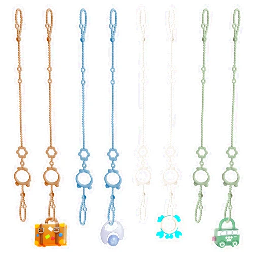Sopkdey Silicone Pacifier Clip,High Chair,Stroller Accessories,Cribs,Rocking Chair