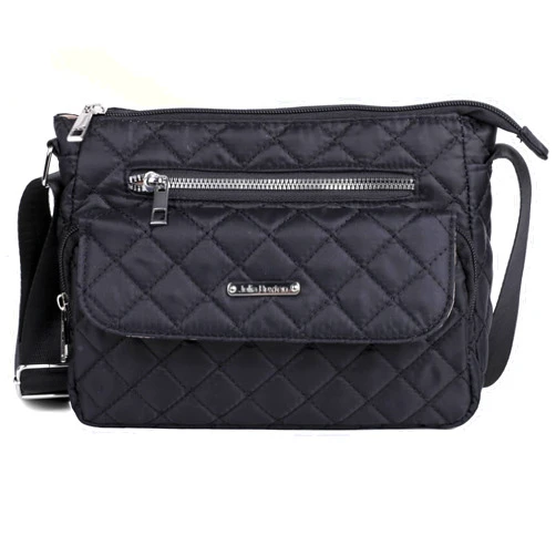Julia Buxton USA Julia Buxton Women's Cross-Body Bag,Nylon Quilted Organizer