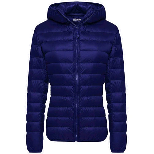 Wantdo Women's Hooded Packable Ultra Light Weight Short Down Jacket