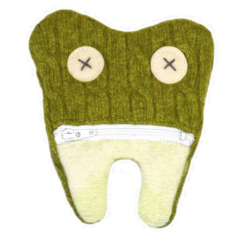 Cate and Levi Cate & Levi - Handmade Tooth Fairy Pouch - Soft Reclaimed Premium Wool