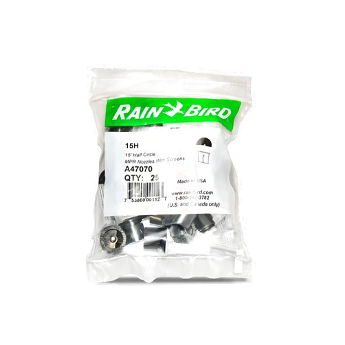 25 Half Circle Rainbird 15' MPR Series Fixed Pattern Nozzles w/ Screens