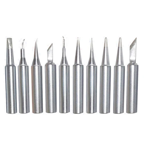 Mriuuod Soldering Iron Tips 10 Pcs 900M Solder Tips Replacement for Hakko, TENMA, Quick, Radio Shack, Aoyue, Yihua Solder Station