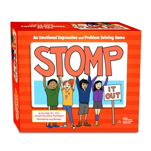Stomp it Out Movement-Based Game for Kids. Teach Feeling Identification, Problem Solving, Social Skills & More with a Fun, Hands-On, Therapeutic Game Designed by an Educational Psychologist