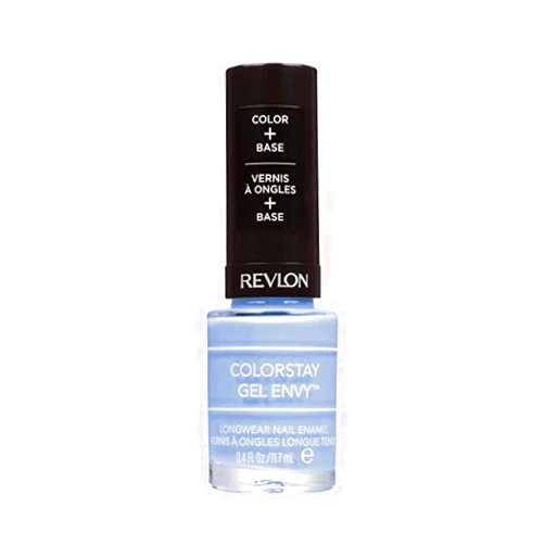Revlon ColorStay Gel Envy Longwear Nail Polish, with Built-in Base Coat & Glossy Shine Finish, in Blue/Green, 425 Lovestruck, 0.4 oz