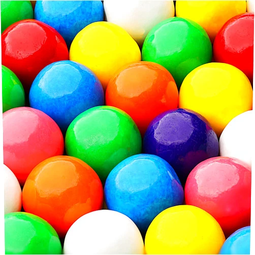 Global Gumball Gumballs for Gumball Machine - 1 Inch Large Double Bubble Gumballs - Assorted Fruit Flavored Bubble Gum for Kids - Sweet Gum Balls in Bulk 1.7 Lb - Chewing Gum for Kids