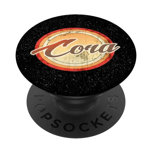 Graphic 365 Name Cora Vintage Funny Personalized Gift PopSockets Grip and Stand for Phones and Tablets