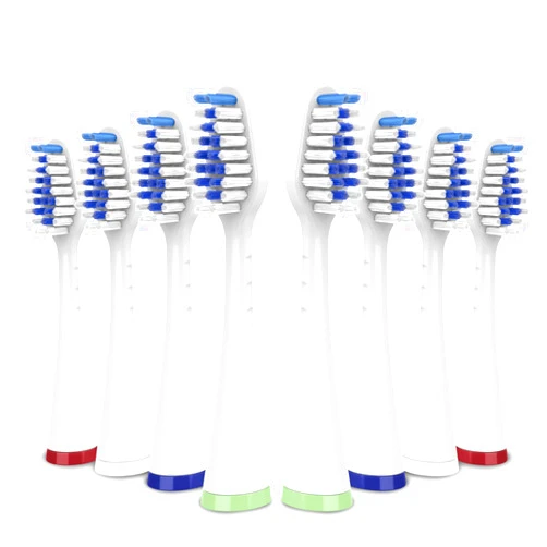Oralphi Replacement Toothbrush Heads for Waterpik Complete Care 5.0/9.0 (CC-01/WP-861), STRB-8WW, (8-Pack, White)