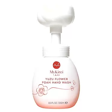 MyKirei by KAO Foaming Hand Soap with Japanese Yuzu Flower, Nourishing Hand Wash, Paraben Free, Cruelty Free and Vegan Friendly, Sustainable Bottle, Pump 8.5 Ounce Citrus MyKirei by Kao Foaming Hand Soap with Japanese Yuzu Flower, 8.5 oz. Pump