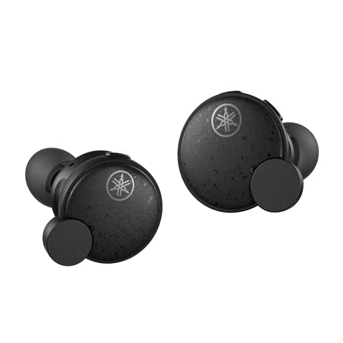 Yamaha TW-E7B True Wireless Earbuds with Bluetooth 5.2, Active Noise Cancelling, Yamaha True Sound, Qualcomm cVc Clear Voice Capture, Advanced Listening Care and IPX5 Water Resistant for Sport (Black)