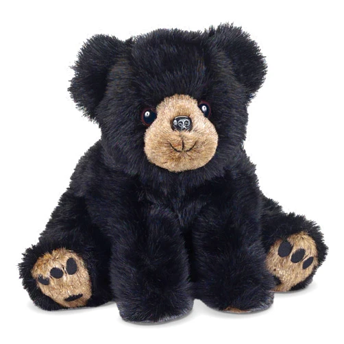 Bearington Collection Bearington Rocky Plush Stuffed Animal Black Bear, 19