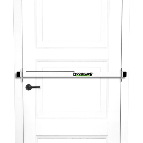 Doorricade Door Security Bar-by Doorricade-Secure The Entire Width of Your Inward Opening Front Door-Safe Room-with a Proper Door Barricade Lock.