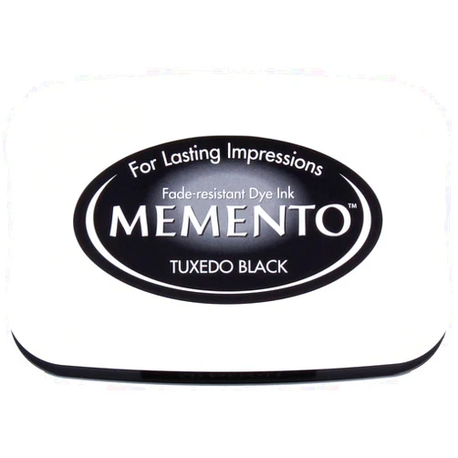 Tsukineko Memento Dye Ink Pad-Tuxedo, 7 x 2 cm