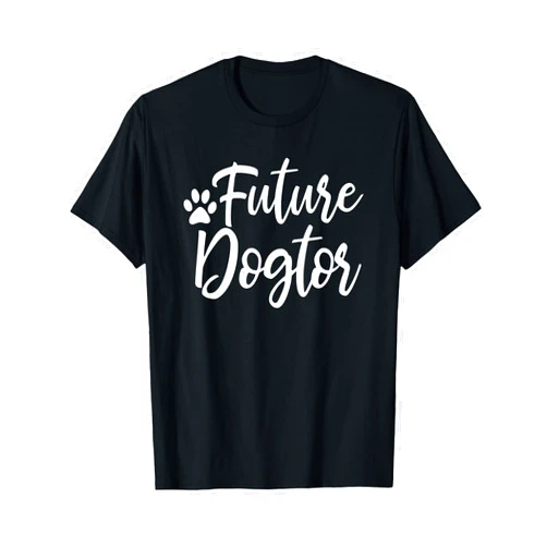 SHIRTSIDE Vet Future Dogtor - Vet Gift Future Veterinarian Animal Doctor T-Shirt
