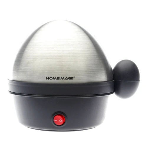 HOMEIMAGE Electric 7 Egg Cooker and Poacher with Stainless Steel Tray & Lid - HI-200AS