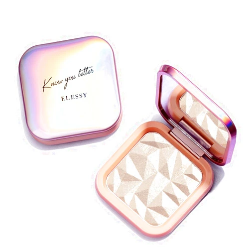 ELLESY Highlighter Makeup Palette Face Highlighter Palette Glitter Illuminator Highlighter Palette Shimmer Highlighter Powder Kit Highlight Makeup Palette -SUN GLOW