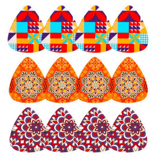 Dulphee Guitar Picks 12Pack, Premium Celluloid Medium Gauges (.71mm) Guitar Picks for Acoustic Guitar, Electric Guitar, Bass Guitar - Natural Feel, Warm Tone, Guitar Accessories by Dulphee