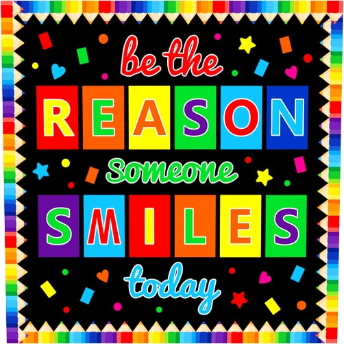Gisgfim Classroom Bulletin Board Decoration Set Welcome Banner Wall Door Colorful Pencil Classroom Decorations for Kindergarten Preschool Elementary Middle School(Be The Reason Someone Smile Today)
