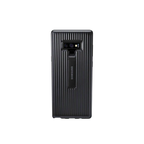 Samsung Galaxy Note9 Case, Rugged Military Grade Protective Cover with Kickstand, Black - EF-RN960CBEGUS