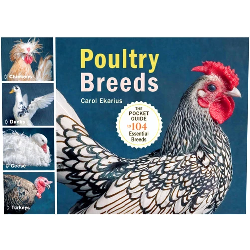 By Carol Ekarius (Author) Poultry Breeds: Chickens, Ducks, Geese, Turkeys: The Pocket Guide to 104 Essential Breeds