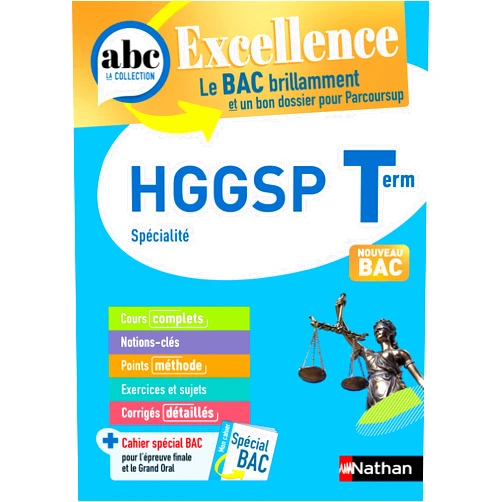Johann Protais,Laetitia Benbassat,Fredéric Fouletier,Servane Marzin,Cécile Vidil,Éric Zdobych,Alain Rajot HGGSP Terminale - ABC Excellence - Bac 2025 - Enseignement de spécialité Tle - Cours complets, Notions-clés et vidéos, Points méthode, Exercices et corrigés détaillés - EPUB (French Edition)