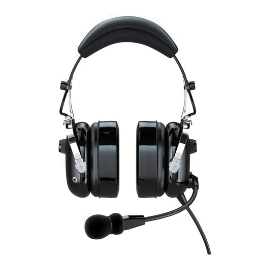 Faro Aviation FARO G2-PNR Premium Pilot Aviation Headset with Mp3 Input (Adapters for aviation headset connectors, standard dual GA adapter universal support)-Black