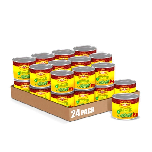 Old El Paso Mild Chopped Green Chiles, 7 oz. (Pack of 24)