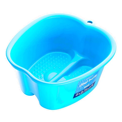 Mantello Foot Bath, Extra Large, Foot Soaking Tub - Pedicure Bowl - Foot Soak Tub (Blue)