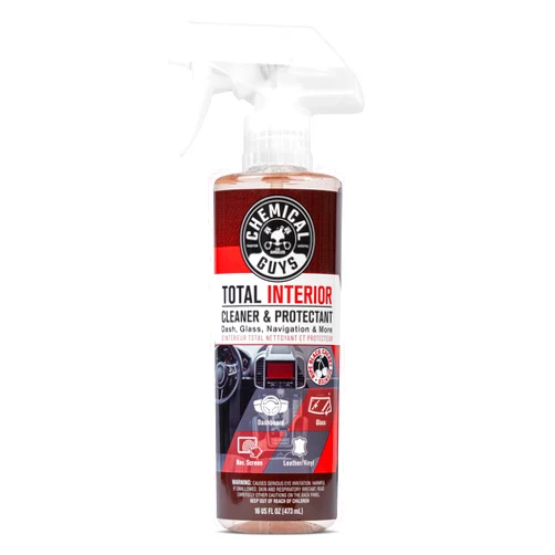 Chemical Guys SPI22516 Total Interior Cleaner & Protectant (Safe on Dash, Leather, Vinyl, Plastics, Trim, Glass, Fabric & More), 16 Fl Oz (Pack of 1) (Black Cherry Scent)