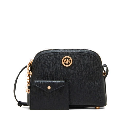 Anne Klein Dome Crossbody with Detachable Card Case