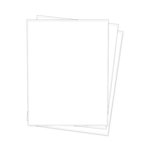 FungLam Full Sheet Address Shipping Labels - 8-1/2