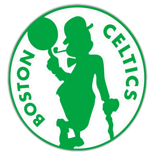 Vesena Boston City Celtic Basketball Sport Logo Die-Cut Sticker Decal 12'' X 12''