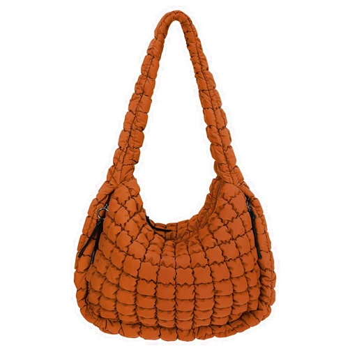Juoxeepy Quilted Tote Bag Large Quilted Carryall Puffer Shoulder Bag Lightweight Quilted Padding Hobo Bag Quilted Bag