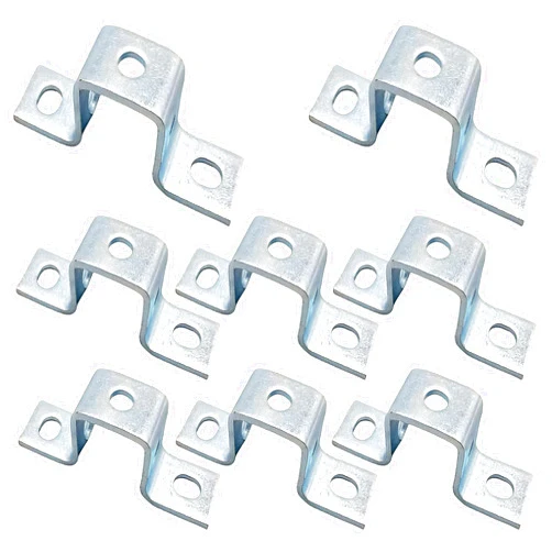 BIAXJUNY U Shaped Strut Connector Bracket，5 Hole u Bracket，Thickness 5mm, Fit for 1/2
